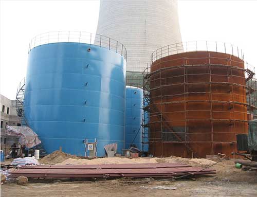 除鹽水箱聚脲防腐怎樣施工(圖1) 除鹽水箱聚脲防腐施工案例