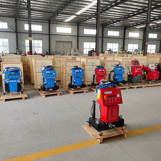 噴聚氨酯的機器叫什么(圖1) JNJX-III(E)型噴聚氨酯的機器